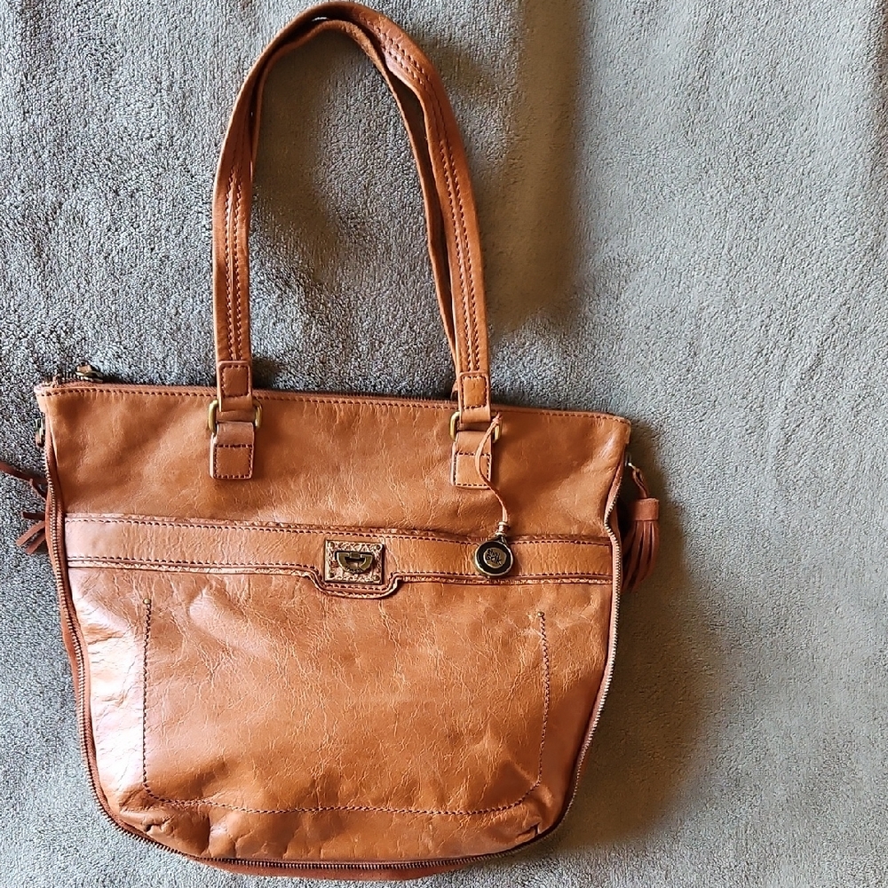 Sak Leather Tote Bag